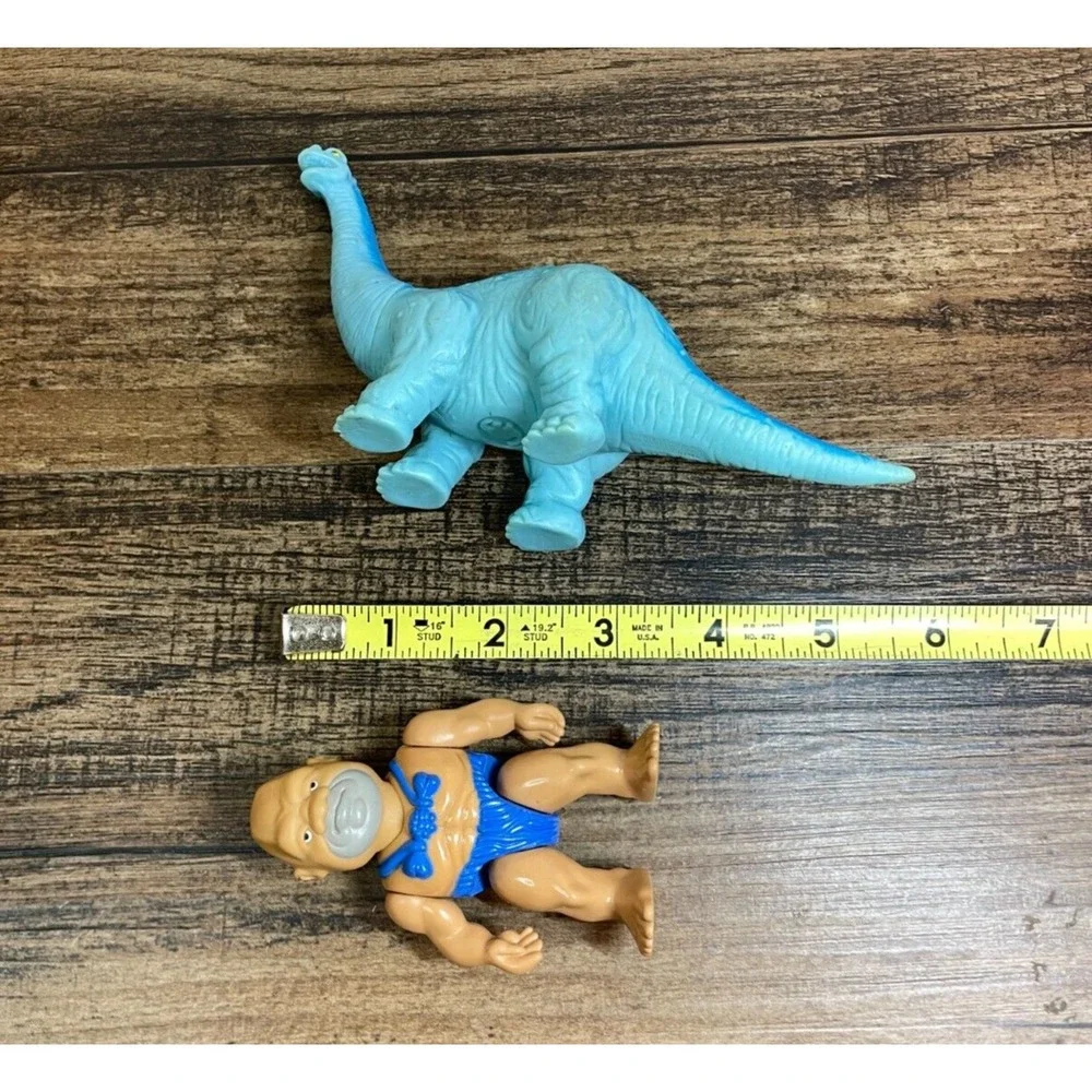 Playskool Definitely Dinosaurs Blue Apatosaurus Brontosaurus Druze Reeve Figures